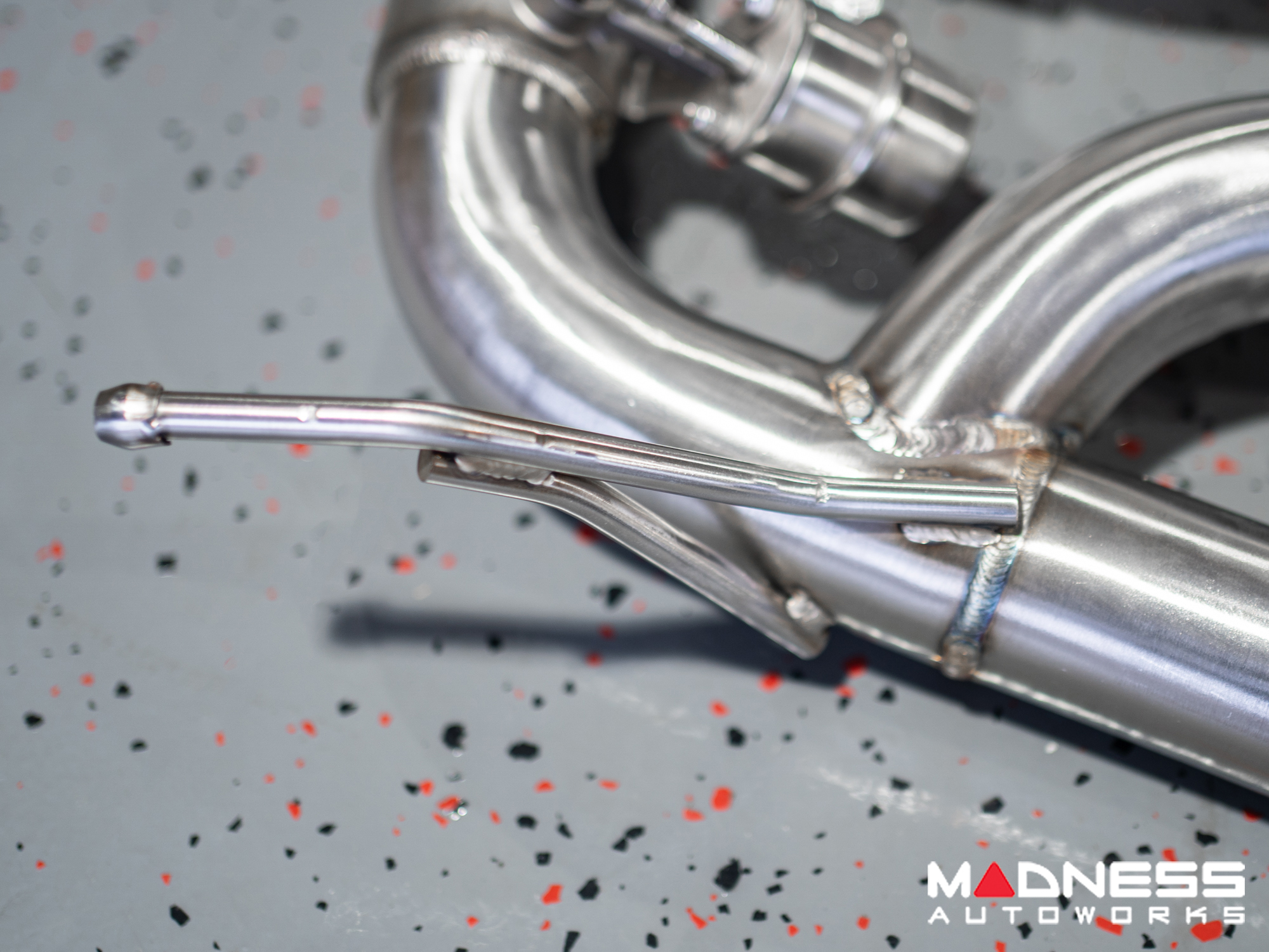 Jaguar F-TYPE Performance Exhaust System - MADNESS - 3.0L V6 - Dual Side Exit - Vacuum Valve Design - Black Chrome Exhaust Tips